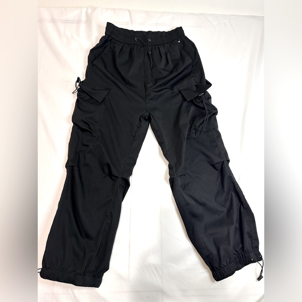 SHEIN Black Cargo Pants with Pockets